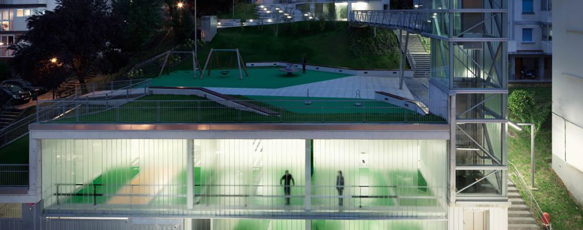 Edificación instalaciones deportivas y de ocio público en Gipuzkoa